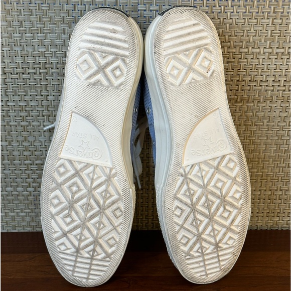 🌟2xHP🌟Converse Chuck 70 Chuck Taylor Blue/White Mixed Material Low Sneaker - Picture 9 of 11